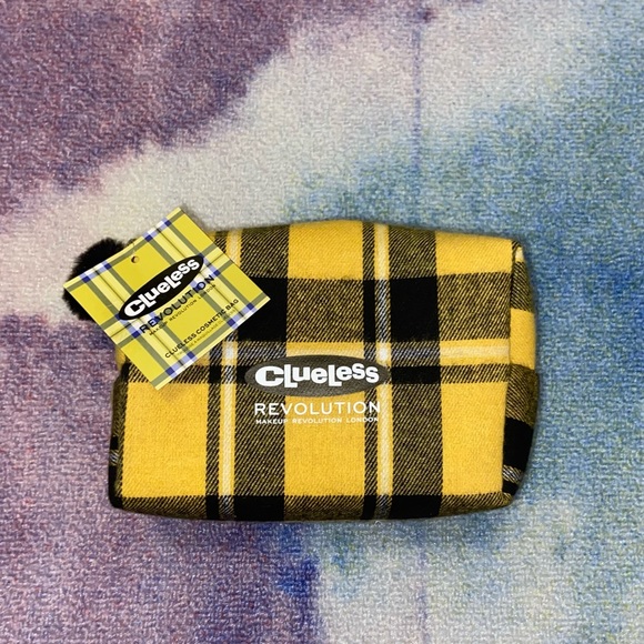 SOLD Clueless Revolution Yellow/Black Makeup Bag - Picture 3 of 4